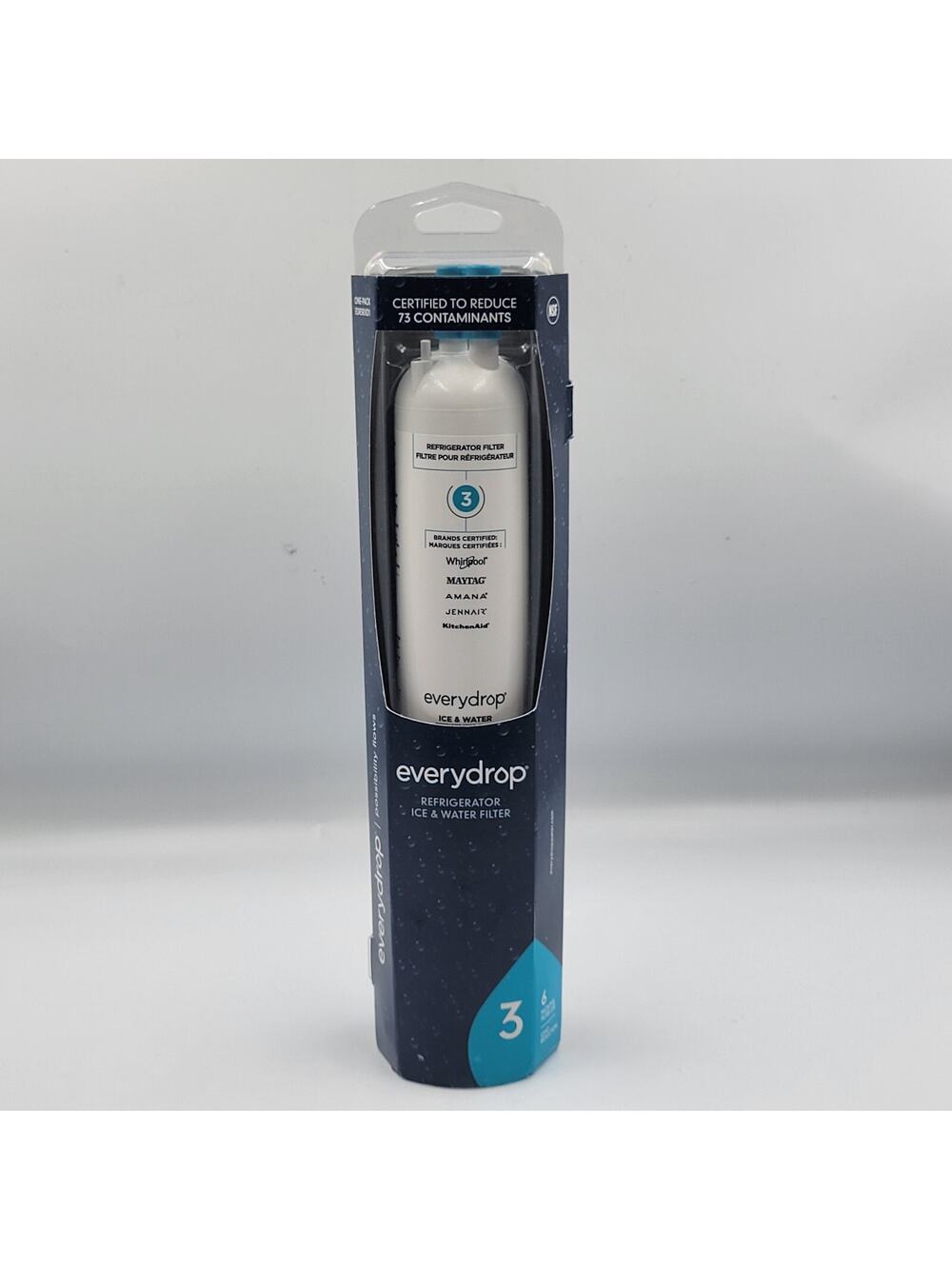 NEW SEALED Εvery Drop Refrigerator Ice & Water Filter ΕDR3RXD1 P1WB2 P1WB2L
